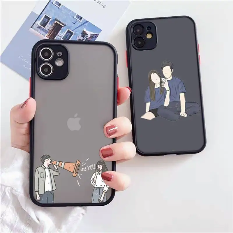 Illustration art boy girl Phone Case Matte Transparent For iPhone 12 Mini 11 Pro XR XS Max 7 8 Plus
Illustration art boy girl Phone Case Matte Transparent For iPhone 12 Mini 11 Pro XR XS Max 7 8 Plus