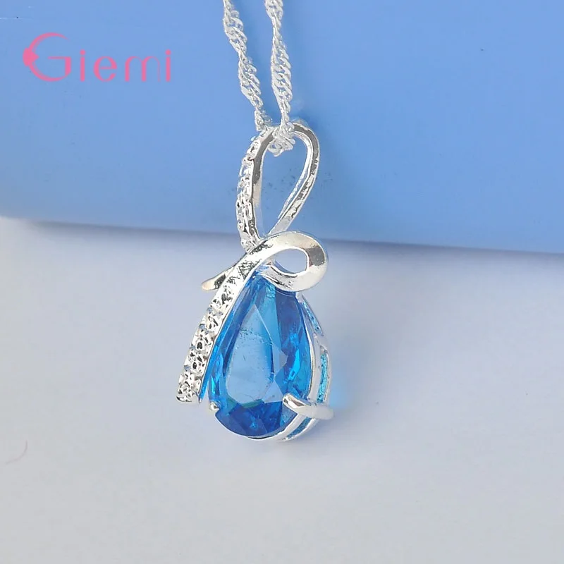 925 Sterling Silver Trendy Crystal Pendant Necklace For Women Girls Anniversary Gift Fashion Jewelry Wholesale
925 Sterling Silver Trendy Crystal Pendant Necklace For Women Girls Anniversary Gift Fashion Jewelry Wholesale