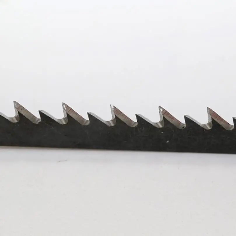Longer woodworking jig saw blade with coarse and fine teeth high speed steel electric saw blade for cutting metal
Longer woodworking jig saw blade with coarse and fine teeth high speed steel electric saw blade for cutting metal