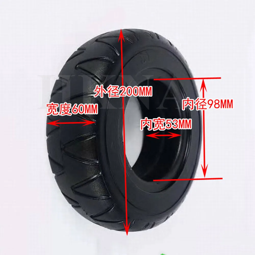 8 Inch Solid Wheel 200x60 Explosion Proof Non Pneumatic Solid Tire for Electric Scooter Front and Rear Keyway Bearing Wheel
8 Inch Solid Wheel 200x60 Explosion Proof Non Pneumatic Solid Tire for Electric Scooter Front and Rear Keyway Bearing Wheel