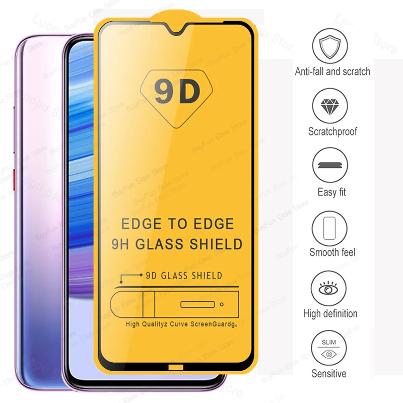 9D закаленное стекло для Xiaomi Redmi 10X 5G защита экрана 9 9a 9c Redme Red mi полностью клеящаяся
