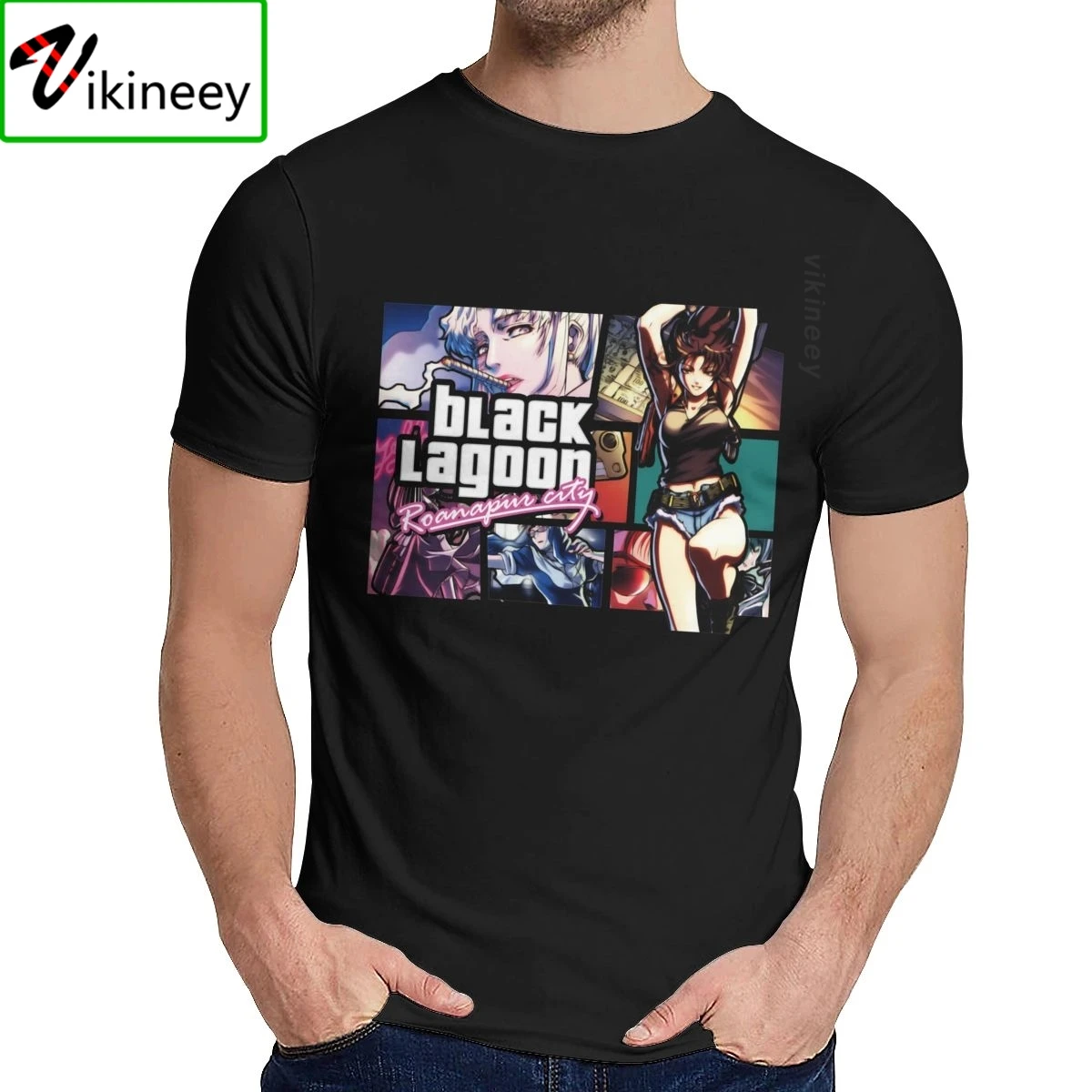 Great Black Lagoon Revy Anime T shirt Streetwear Young Style Classic O-neck Homme Tee Shirt
Great Black Lagoon Revy Anime T shirt Streetwear Young Style Classic O-neck Homme Tee Shirt