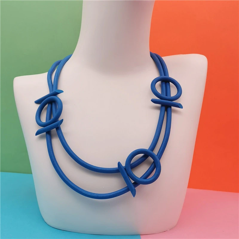 Marliwoo New Multicolor Choker Necklaces Women Gothic Jewelry Handmade Strange Necklace Gift Short Sweater Chain Rubber Jewelry
Marliwoo New Multicolor Choker Necklaces Women Gothic Jewelry Handmade Strange Necklace Gift Short Sweater Chain Rubber Jewelry