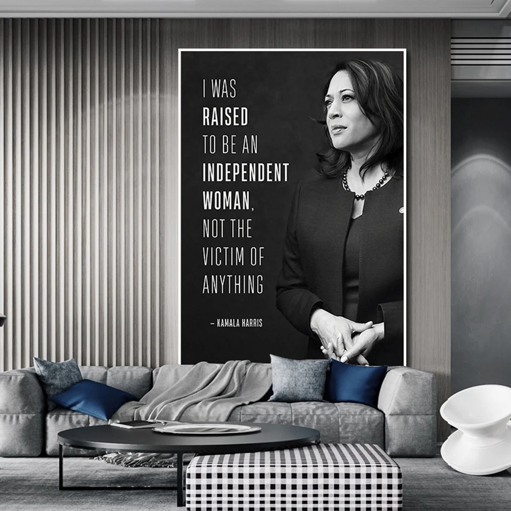 Canvas Poster Kamala Harris Madam Vice President Inspirational Quotes Wall Art Print Painting Pictures for Living Room Decor
Canvas Poster Kamala Harris Madam Vice President Inspirational Quotes Wall Art Print Painting Pictures for Living Room Decor