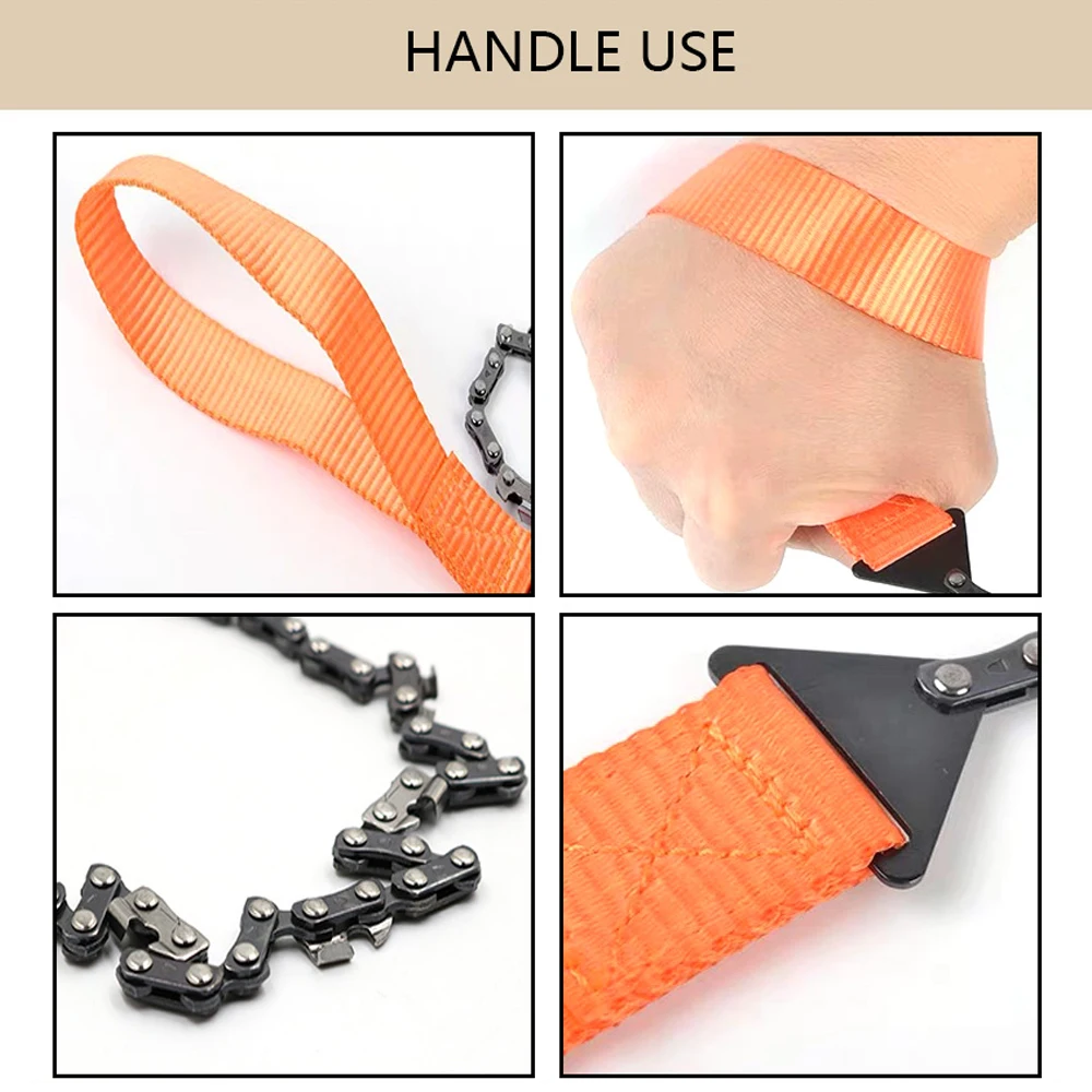 Handheld Survival Chain Saw Emergency Chainsaw with Bag Outdoor Camping Hiking Handsaw Wood Cutting Machine Tools
Handheld Survival Chain Saw Emergency Chainsaw with Bag Outdoor Camping Hiking Handsaw Wood Cutting Machine Tools