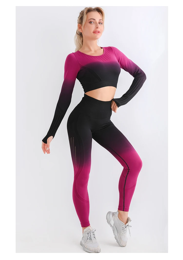 Летние штаны для йоги, Женский трикотажный бесшовный спортивный бюстгальтер с высокой талией и леггинсы, спортивная одежда для бега и трени... 
Летние штаны для йоги, Женский трикотажный бесшовный спортивный бюстгальтер с высокой талией и леггинсы, спортивная одежда для бега и трени...