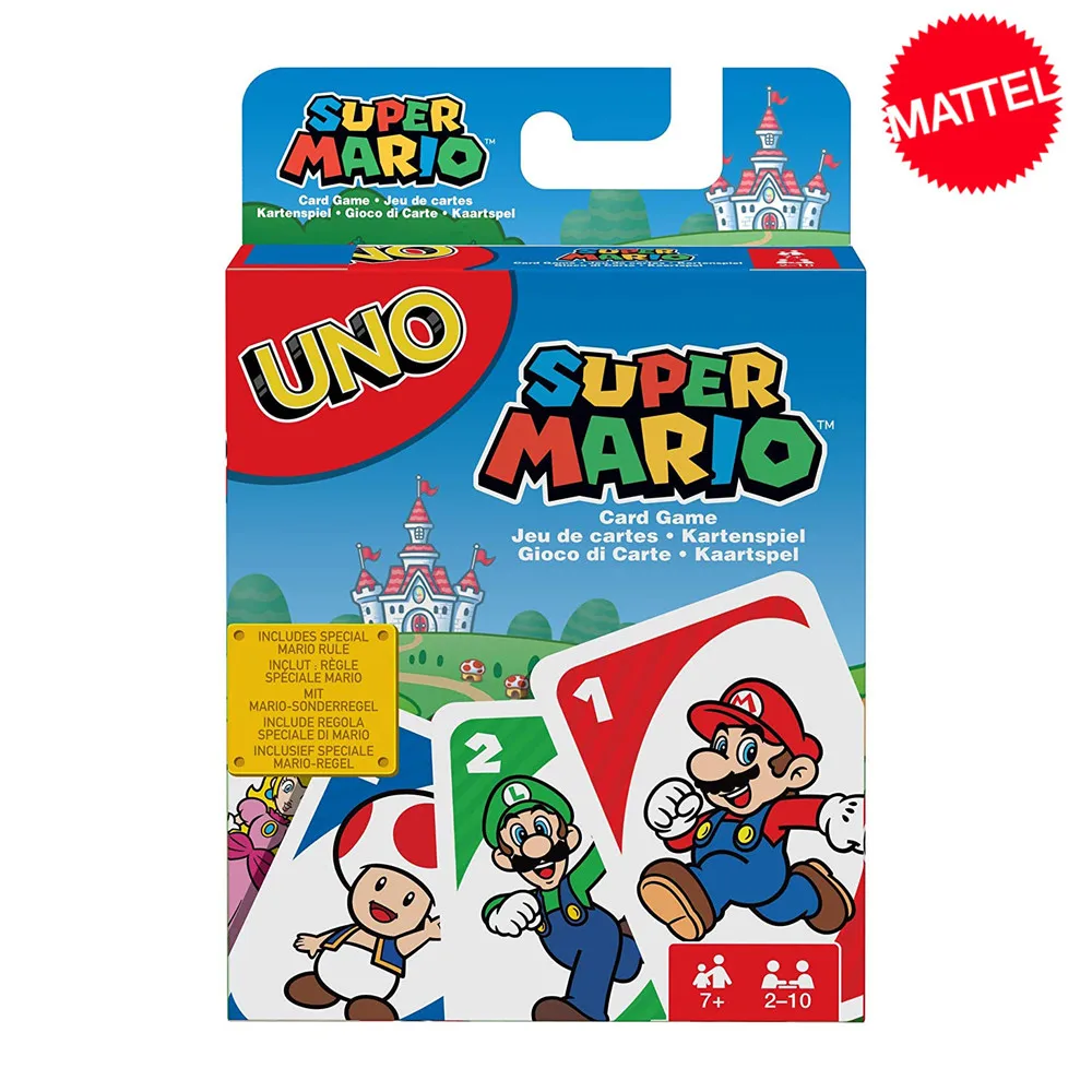 Mattel игры UNO Super Mario карточная игра Семья забавные развлечение настольная игра покер детские игрушки игральные карты
Mattel игры UNO Super Mario карточная игра Семья забавные развлечение настольная игра покер детские игрушки игральные карты