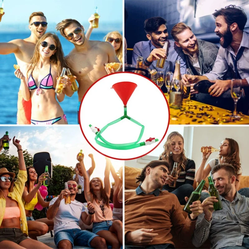 HOT Double Hose Beer Bong with Shut Off Valves, High Quality, for College Fraternity Parties,Drinking Games Beer Funnel Wine
HOT Double Hose Beer Bong with Shut Off Valves, High Quality, for College Fraternity Parties,Drinking Games Beer Funnel Wine