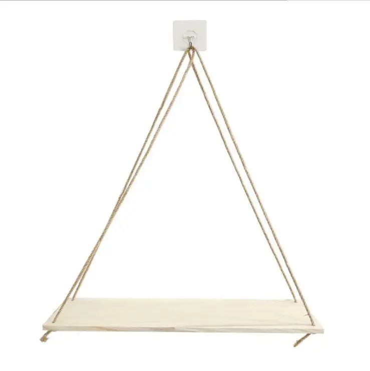 Premium Wood Swing Hanging Rope Wall Mounted Shelves Plant Flower Pot Rack indoor outdoor decoration simple design Shelves
Premium Wood Swing Hanging Rope Wall Mounted Shelves Plant Flower Pot Rack indoor outdoor decoration simple design Shelves
