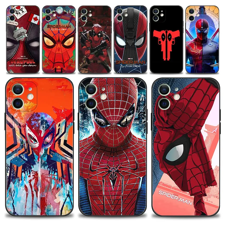 Phone Case For iPhone 13 12 11 Pro Max Mini XS Max XR X 7 8 Plus 6S 2020 Cover Silicone Shell Fundas Marvel Deadpool Spiderman
Phone Case For iPhone 13 12 11 Pro Max Mini XS Max XR X 7 8 Plus 6S 2020 Cover Silicone Shell Fundas Marvel Deadpool Spiderman