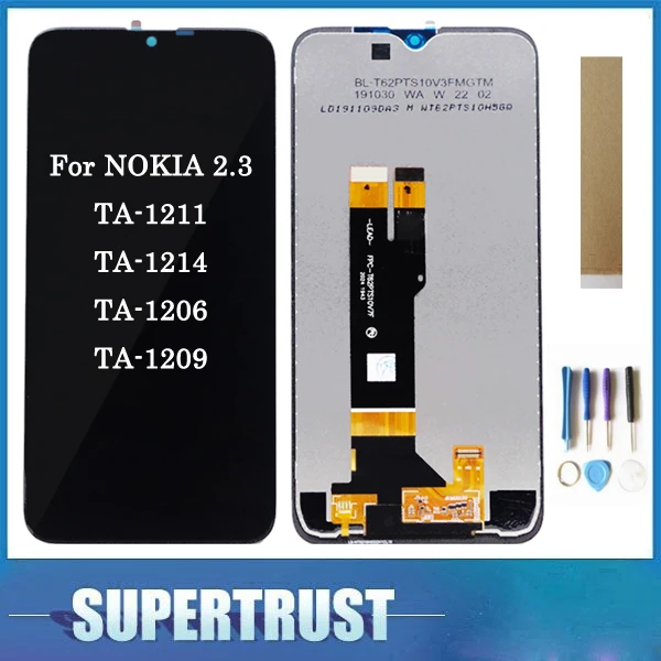 6.2 Inch Original For NOKIA 2.3 TA-1211 TA-1214 TA-1206 LCD Display With Touch Sensor Glass Digitizer Assembly 
6.2 Inch Original For NOKIA 2.3 TA-1211 TA-1214 TA-1206 LCD Display With Touch Sensor Glass Digitizer Assembly