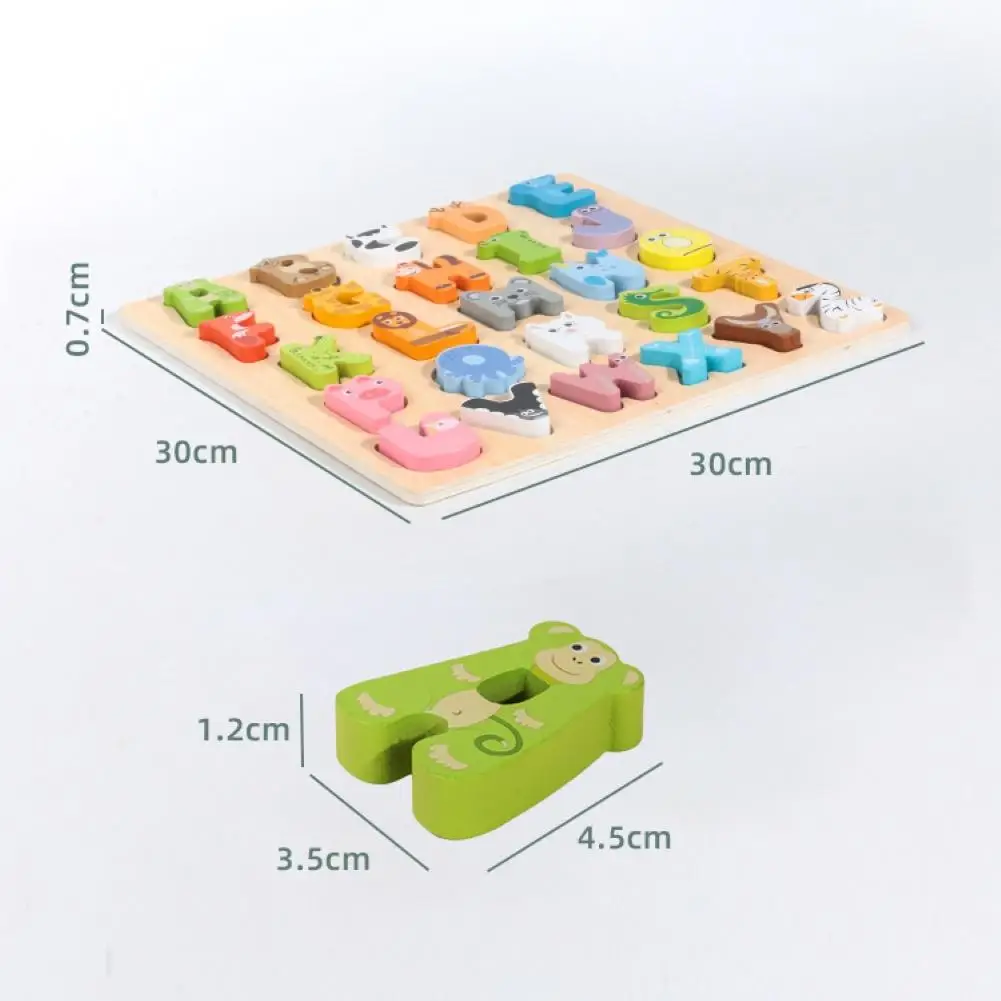 Alphabet Blocks Kids Cartoon Animal 26 Alphabet Blocks Matching Board Puzzle Game Developing intelligence Education Toy 2021
Alphabet Blocks Kids Cartoon Animal 26 Alphabet Blocks Matching Board Puzzle Game Developing intelligence Education Toy 2021