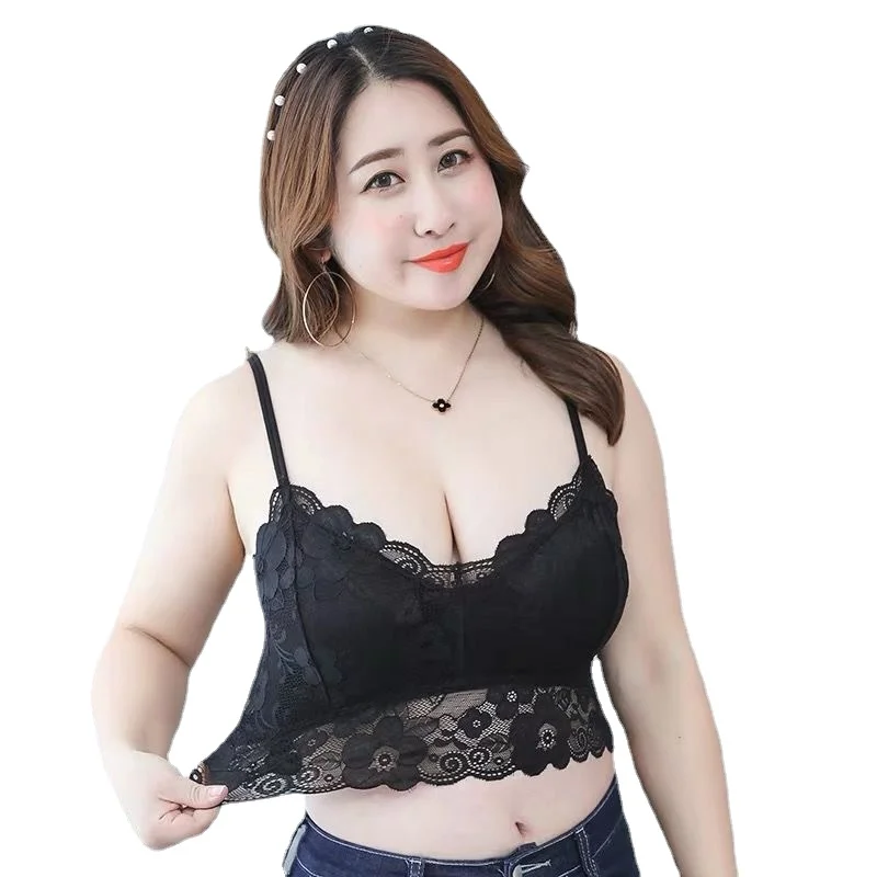 Large lace beautiful underwear sexy suspender wrapped chest without steel ring with bra cushion enlarged bottomed vest women
Large lace beautiful underwear sexy suspender wrapped chest without steel ring with bra cushion enlarged bottomed vest women