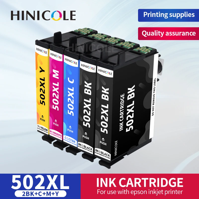 HINICOLE патрон чернил для принтера EPSON 502 T502 XL Expression Premium XP5100 XP5105 & Wrokforce wf-2865 wf-2860 картриджи для принтеров
HINICOLE патрон чернил для принтера EPSON 502 T502 XL Expression Premium XP5100 XP5105 & Wrokforce wf-2865 wf-2860 картриджи для принтеров