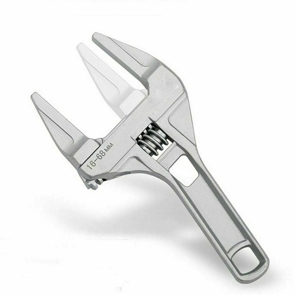 1*Spanner Wrench 16-68MM Adjustable Large Spanner Wrench Wide Jaw Opening Plumber Reliable Tool Practical
1*Spanner Wrench 16-68MM Adjustable Large Spanner Wrench Wide Jaw Opening Plumber Reliable Tool Practical