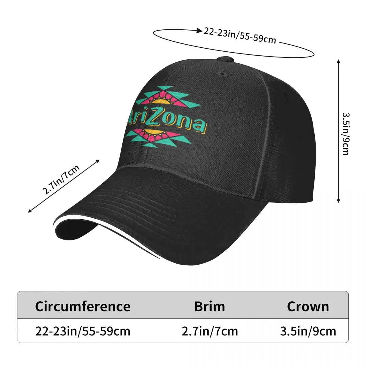 Arizona Baseball Hat Unisex Adjustable Baseball Caps Hats Valve for Men and Women
Arizona Baseball Hat Unisex Adjustable Baseball Caps Hats Valve for Men and Women
