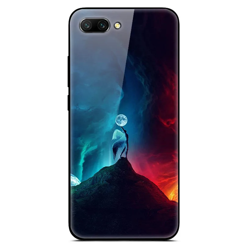 Glass Case For Honor 10 Phone Case Back Cover With Black Silicone Bumper Series 3
Glass Case For Honor 10 Phone Case Back Cover With Black Silicone Bumper Series 3