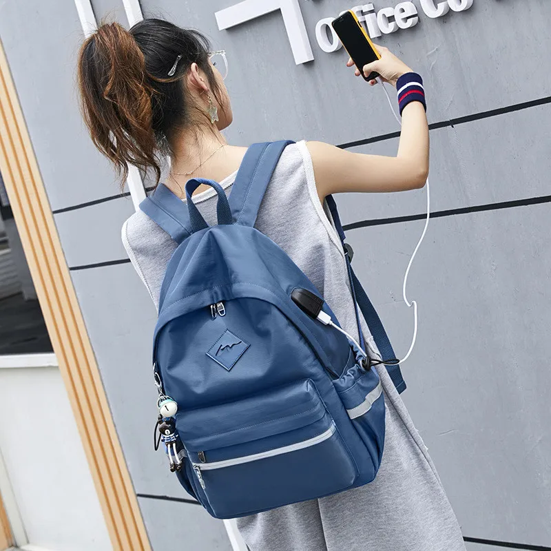 2020 Waterproof USB Charging Women Backpack Mochila for Womens School Bag Pack USB Charging Laptop Backpack Cute Pendant Backbag
2020 Waterproof USB Charging Women Backpack Mochila for Womens School Bag Pack USB Charging Laptop Backpack Cute Pendant Backbag