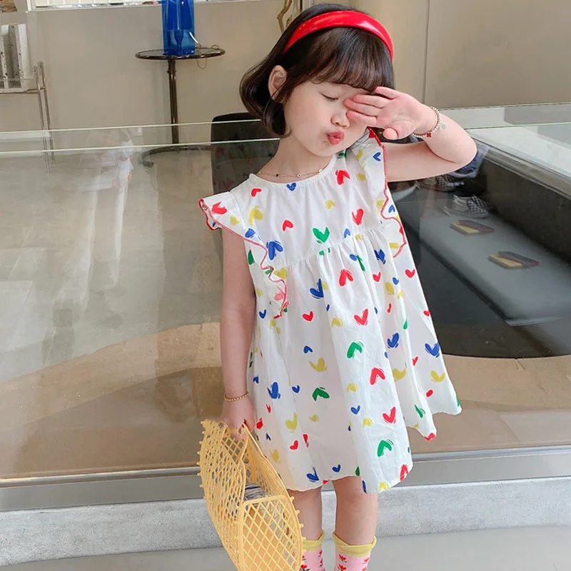 Summer Girls' Dress Butterfly Flying Sleeve Dress Sweet Princess Dress Children'S Baby Kids Clothing For Girl
Summer Girls' Dress Butterfly Flying Sleeve Dress Sweet Princess Dress Children'S Baby Kids Clothing For Girl