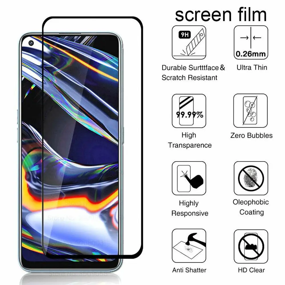Full Cover Tempered Protective Glass On For Realme 7 Screen Protector Anti Water,oil,fingerprint And Easy To Clean
Full Cover Tempered Protective Glass On For Realme 7 Screen Protector Anti Water,oil,fingerprint And Easy To Clean