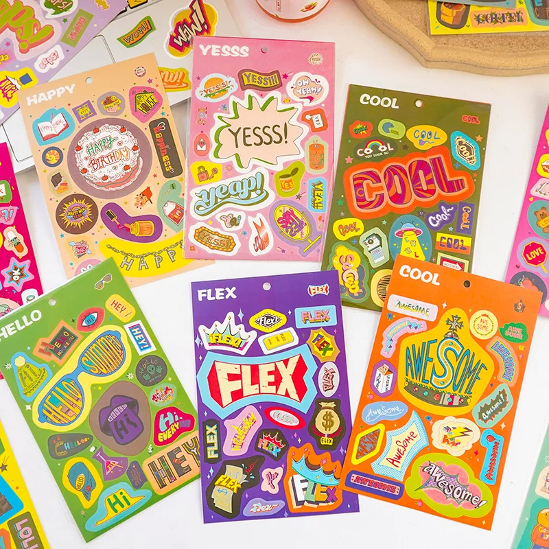 Fashion Fun Cute Cartoon INS Stickers DIY Scrapbooking Diary Photo Album Junk Journal Trolley Case Decoration Stickers
Fashion Fun Cute Cartoon INS Stickers DIY Scrapbooking Diary Photo Album Junk Journal Trolley Case Decoration Stickers