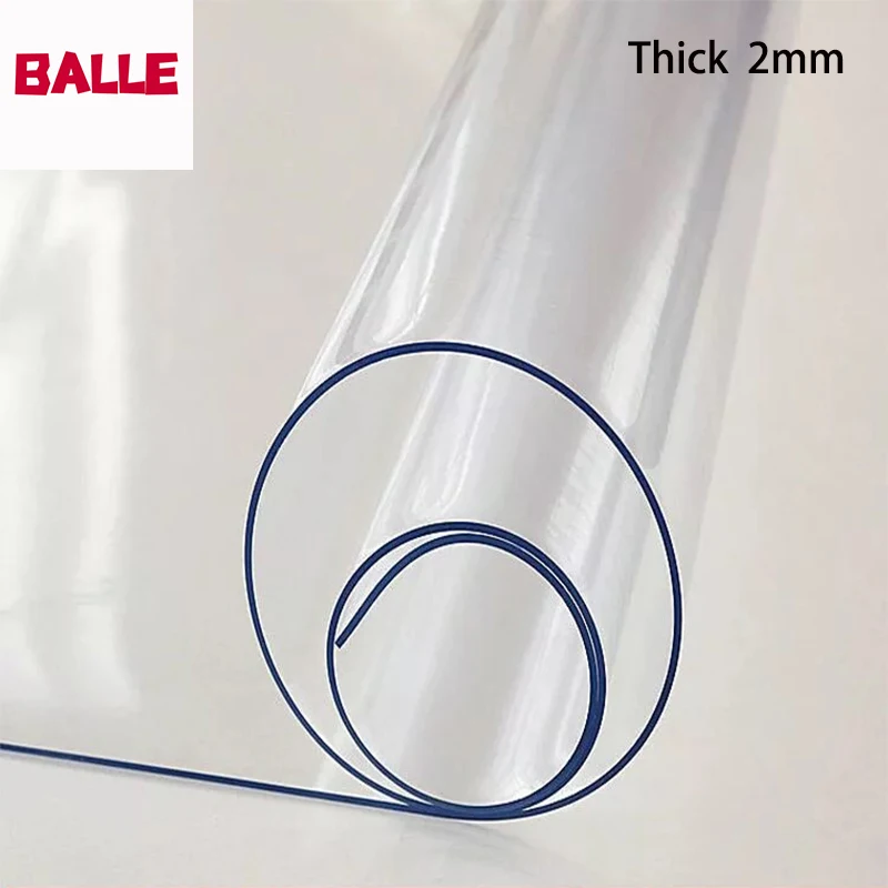Thickness 2mm Transparent PVC Tablecloth Waterproof Heavy Table Cover Oil-Proof Soft Glass Clear Plastic Mat High Quality
Thickness 2mm Transparent PVC Tablecloth Waterproof Heavy Table Cover Oil-Proof Soft Glass Clear Plastic Mat High Quality