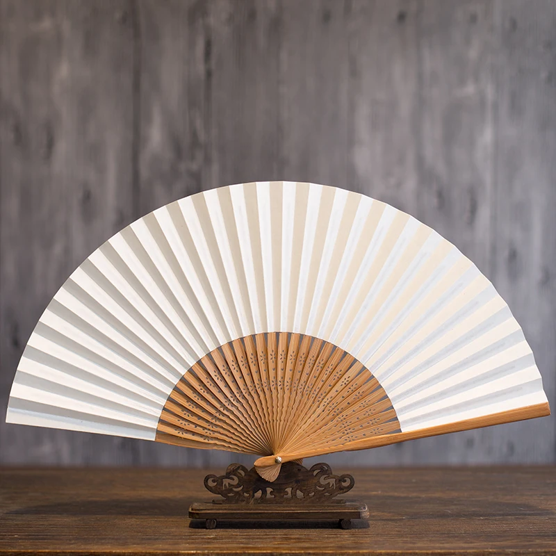 Retro Hand Fan Calligraphy Ink Painting Xuan Paper Fans Chinese Classical Blank Xuan Paper Folding Hand Fan Art DIY Supply
Retro Hand Fan Calligraphy Ink Painting Xuan Paper Fans Chinese Classical Blank Xuan Paper Folding Hand Fan Art DIY Supply