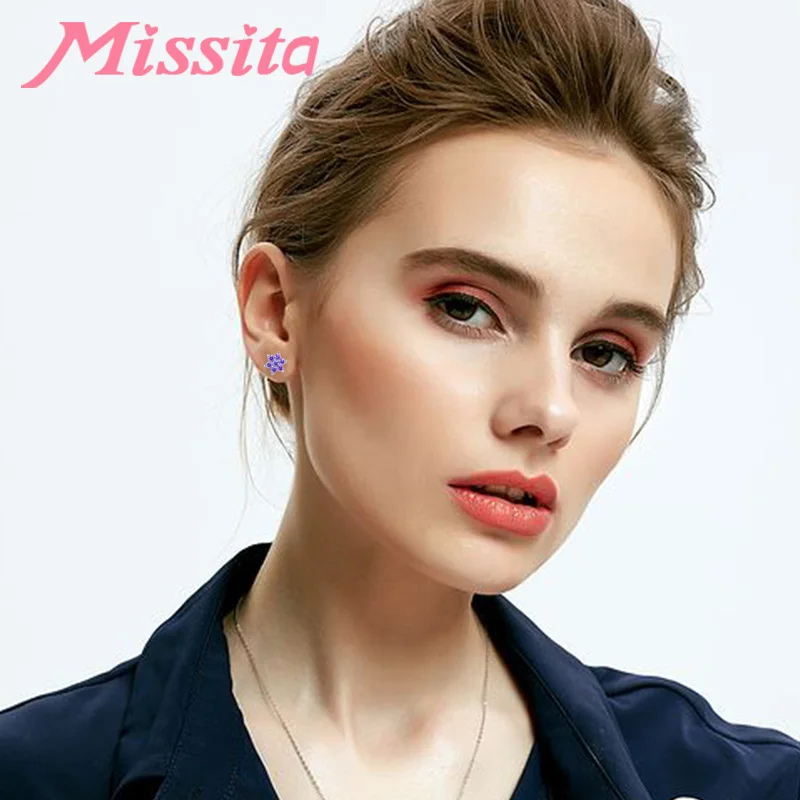MISSITA New Fashion Snowflakes Stud Earrings for Women AAA Zircon Silver Color Earrings Fashion Jewelry aretes de mujer
MISSITA New Fashion Snowflakes Stud Earrings for Women AAA Zircon Silver Color Earrings Fashion Jewelry aretes de mujer