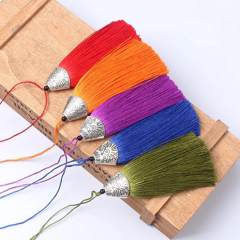 2pcs/lot 8cm Fish Mouth Cap Silk Tassel Fringe Sewing Bang Tassel Trim Key Tassels For DIY Embellish Curtain Accessories Parts
2pcs/lot 8cm Fish Mouth Cap Silk Tassel Fringe Sewing Bang Tassel Trim Key Tassels For DIY Embellish Curtain Accessories Parts