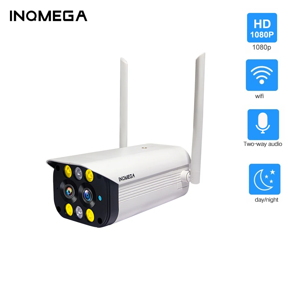 INQMEGA WiFi наружная Камера Безопасности Водонепроницаемая беспроводная ip-камера 1080P CCTV камера ночного видения Аудио Сигнализация Движения P2P ...
INQMEGA WiFi наружная Камера Безопасности Водонепроницаемая беспроводная ip-камера 1080P CCTV камера ночного видения Аудио Сигнализация Движения P2P ...