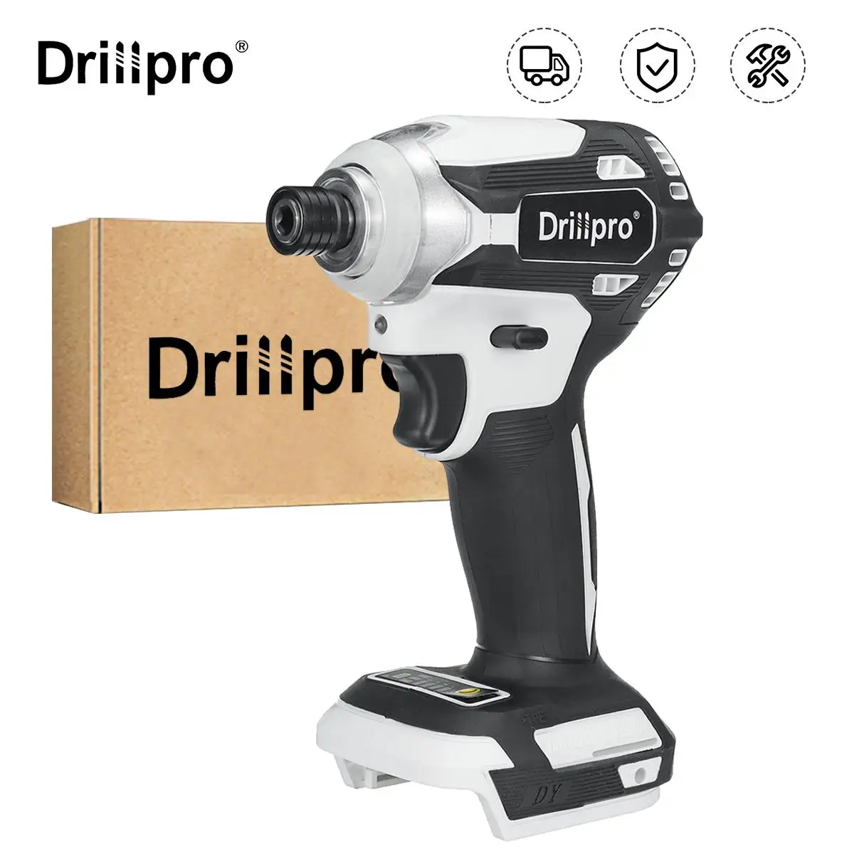 Шуруповерт ударный Drillpro бесщеточный Аккумуляторный со светодиодсветильник кой, 1/4 дюйма, 18 в
Шуруповерт ударный Drillpro бесщеточный Аккумуляторный со светодиодсветильник кой, 1/4 дюйма, 18 в