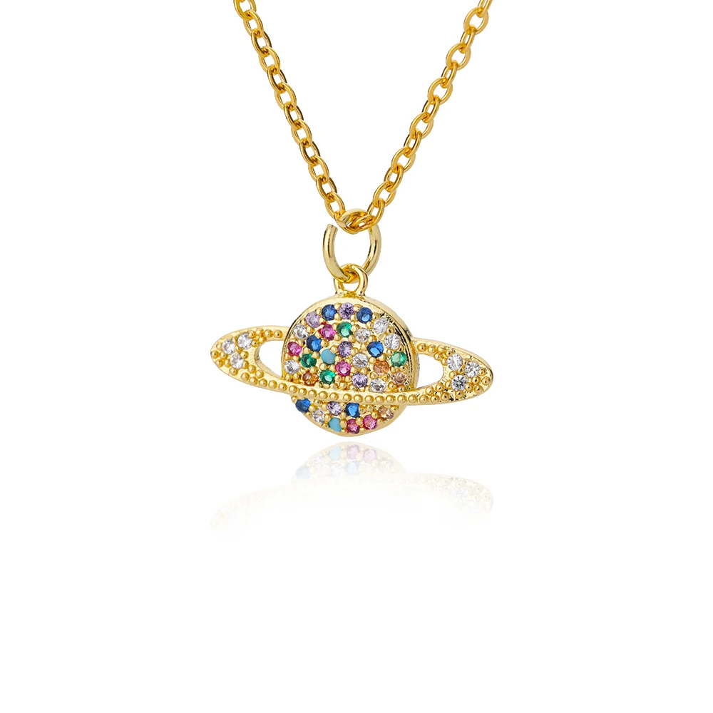 Shiny Saturn Necklace for Women Planet Pendant Necklace Crystal Fashion Clavicle Accessories Party Jewelry Gift Bijoux Femme
Shiny Saturn Necklace for Women Planet Pendant Necklace Crystal Fashion Clavicle Accessories Party Jewelry Gift Bijoux Femme