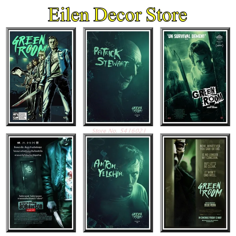 Green Room Movie Poster Print Kraft Paper Poster Decoration Classic Film Painting Funny Wall Posters For Home & Living 42X30cm
Green Room Movie Poster Print Kraft Paper Poster Decoration Classic Film Painting Funny Wall Posters For Home & Living 42X30cm