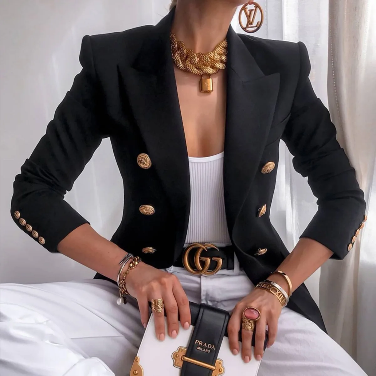 2021 Spring and Autumn New Fashion Casual Pure Color Fashion Casual Suit Short Jacket Ladies Outerwear
2021 Spring and Autumn New Fashion Casual Pure Color Fashion Casual Suit Short Jacket Ladies Outerwear