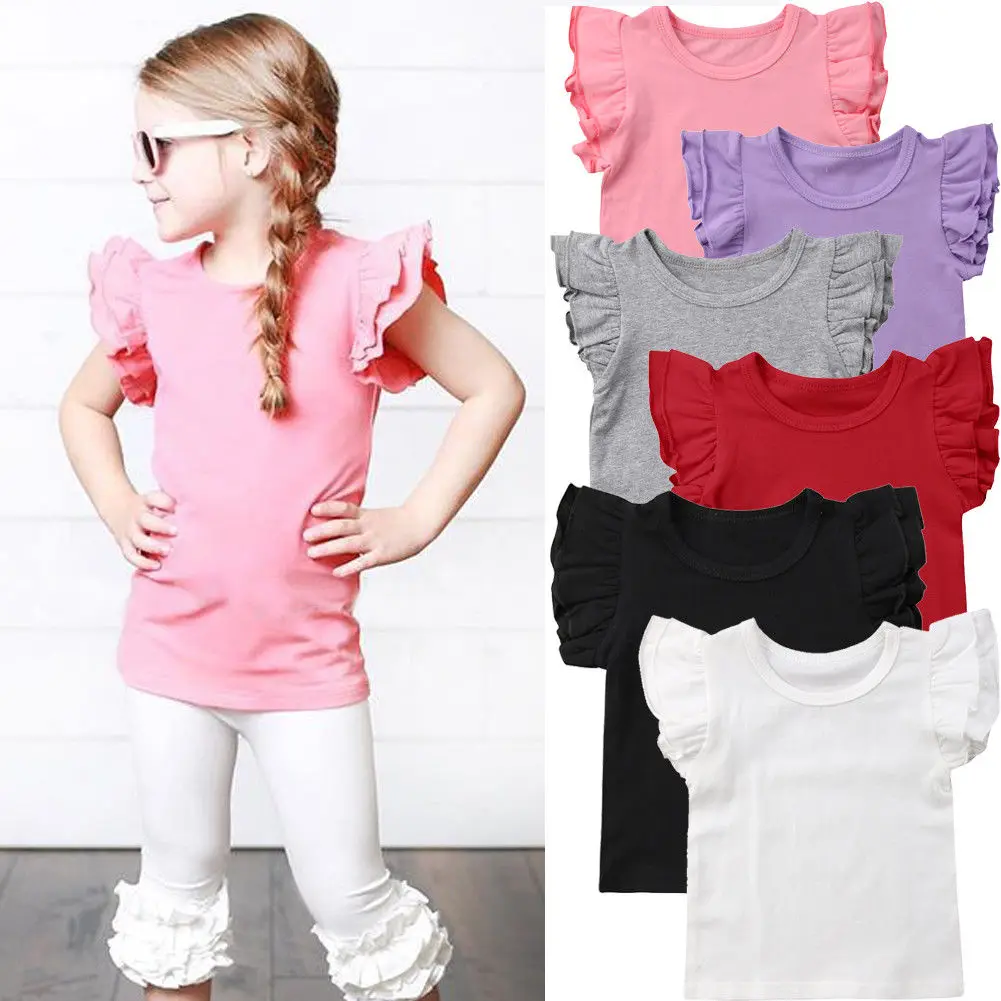 Pudcoco Baby Girl Clothes Solid Ruffles Cotton T Shirt Baby Girls Casual Short Sleeve Top Kids Summer Clothing 0-4T
Pudcoco Baby Girl Clothes Solid Ruffles Cotton T Shirt Baby Girls Casual Short Sleeve Top Kids Summer Clothing 0-4T