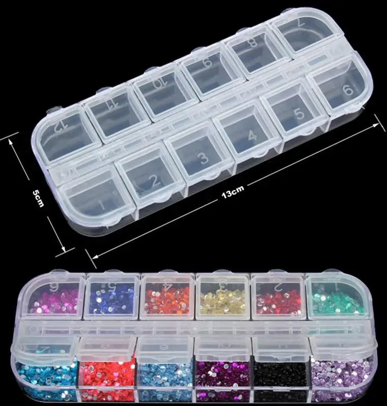 12 Detachable Beads Box Transparent Plastic Divided Storage Box Home Nail Art Empty Divided Boxes Organizer Storage Box
12 Detachable Beads Box Transparent Plastic Divided Storage Box Home Nail Art Empty Divided Boxes Organizer Storage Box