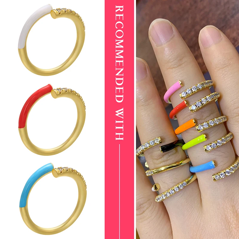 HECHENG ,colorful neon ring ,wholesale ,CZ rainbow ring for women, jewelry accessries, adjusted Open finger ring VJ24
HECHENG ,colorful neon ring ,wholesale ,CZ rainbow ring for women, jewelry accessries, adjusted Open finger ring VJ24