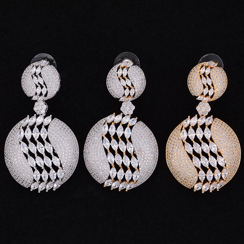 LARRAURI модные круглые серьги с подвесками серебряные ювелирные изделия с полным кубическим цирконием Высокое качество Свадебные украшения д...
LARRAURI модные круглые серьги с подвесками серебряные ювелирные изделия с полным кубическим цирконием Высокое качество Свадебные украшения д...