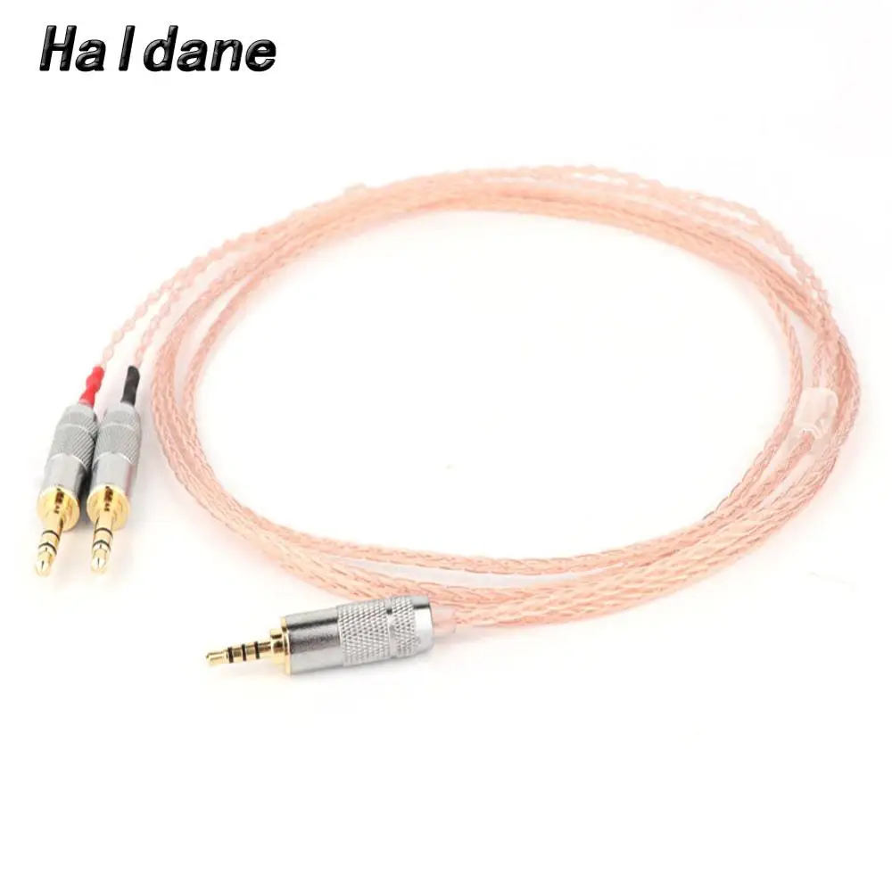 

Haldane HIFI 4.4 3.5 2.5mm TRRS Balanced 8 core Litz braid Headphone Upgrade Cable for MDR-Z7 Z7M2 MDR-Z1R D600 D7100 Headphones