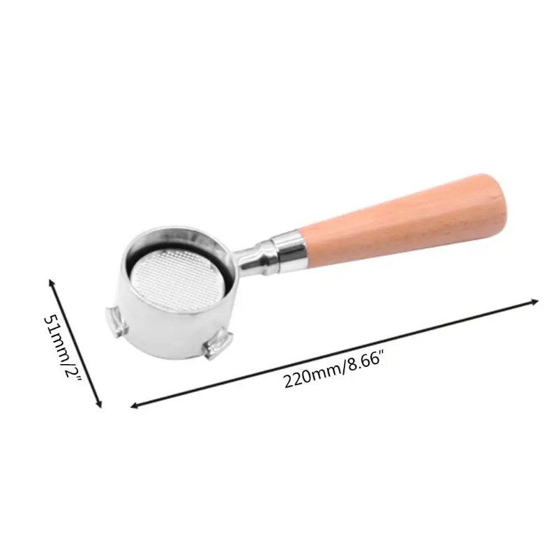 Stainless Steel Espresso Coffee Machine Handle 51MM Bottomless Filter Holder Bottomless Portafilter For Delonghi
Stainless Steel Espresso Coffee Machine Handle 51MM Bottomless Filter Holder Bottomless Portafilter For Delonghi