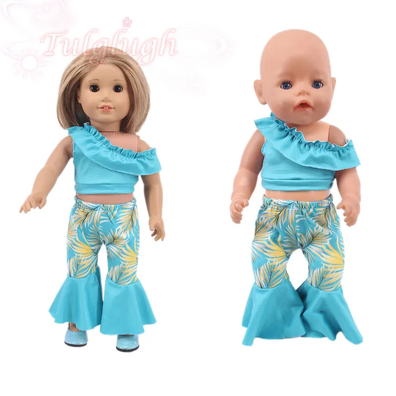 New Blue Tops+Trousers Suits Clothe Wear For 18Inch American Dolls&43cm New Born Baby Doll Clothes Accessories
New Blue Tops+Trousers Suits Clothe Wear For 18Inch American Dolls&43cm New Born Baby Doll Clothes Accessories