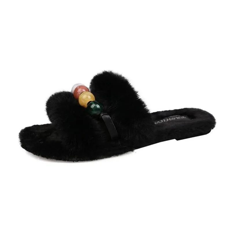 Winter Home Shoes Women House Slippers Warm Faux Fur Ladies Cross Soft Plush Furry Female Open Toe Slides Fashion Shoes
Winter Home Shoes Women House Slippers Warm Faux Fur Ladies Cross Soft Plush Furry Female Open Toe Slides Fashion Shoes
