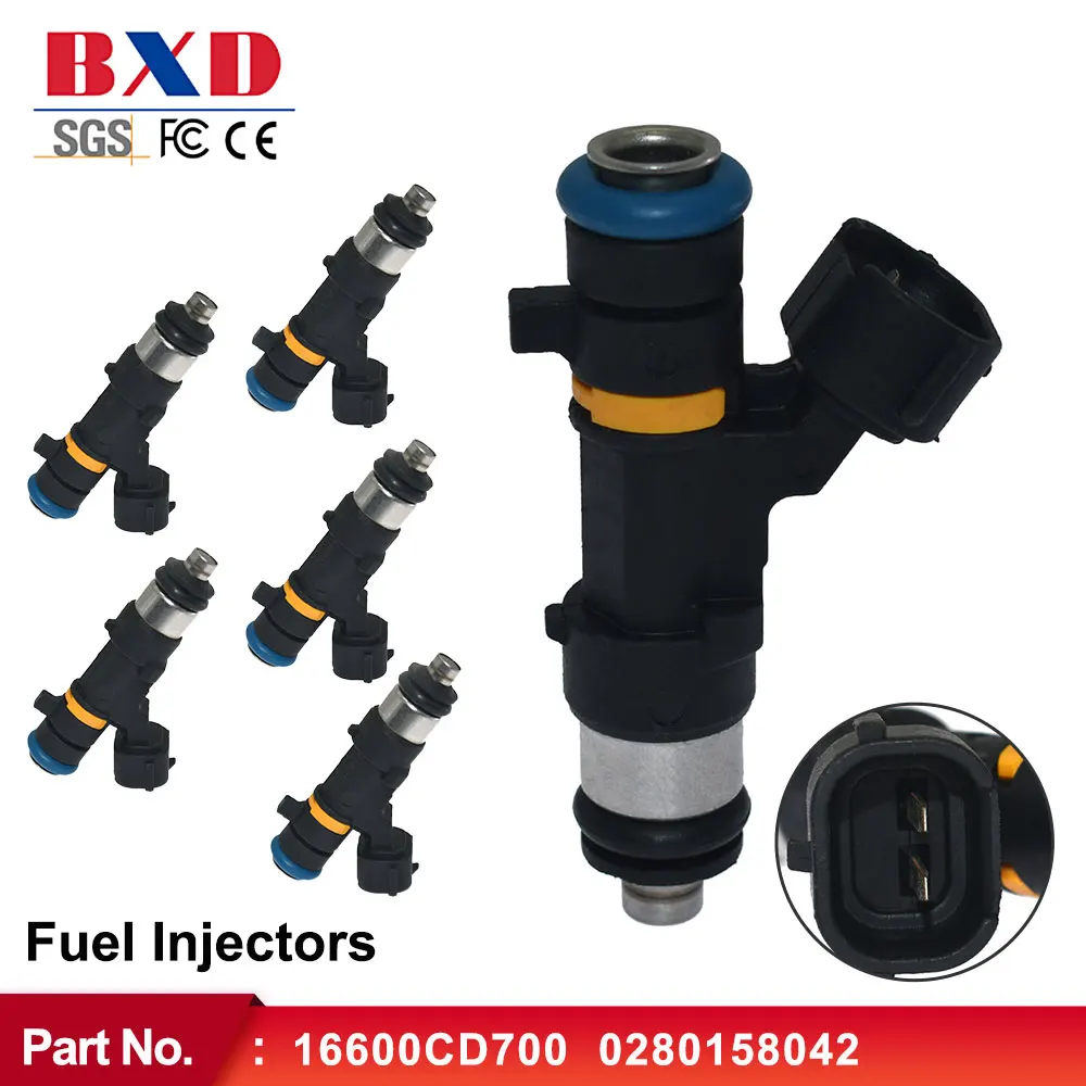 6x Fuel Injectors 16600CD700 0280158042 For Nissan Murano 350Z Infiniti FX35 M35 G35 V6 3.5L
6x Fuel Injectors 16600CD700 0280158042 For Nissan Murano 350Z Infiniti FX35 M35 G35 V6 3.5L