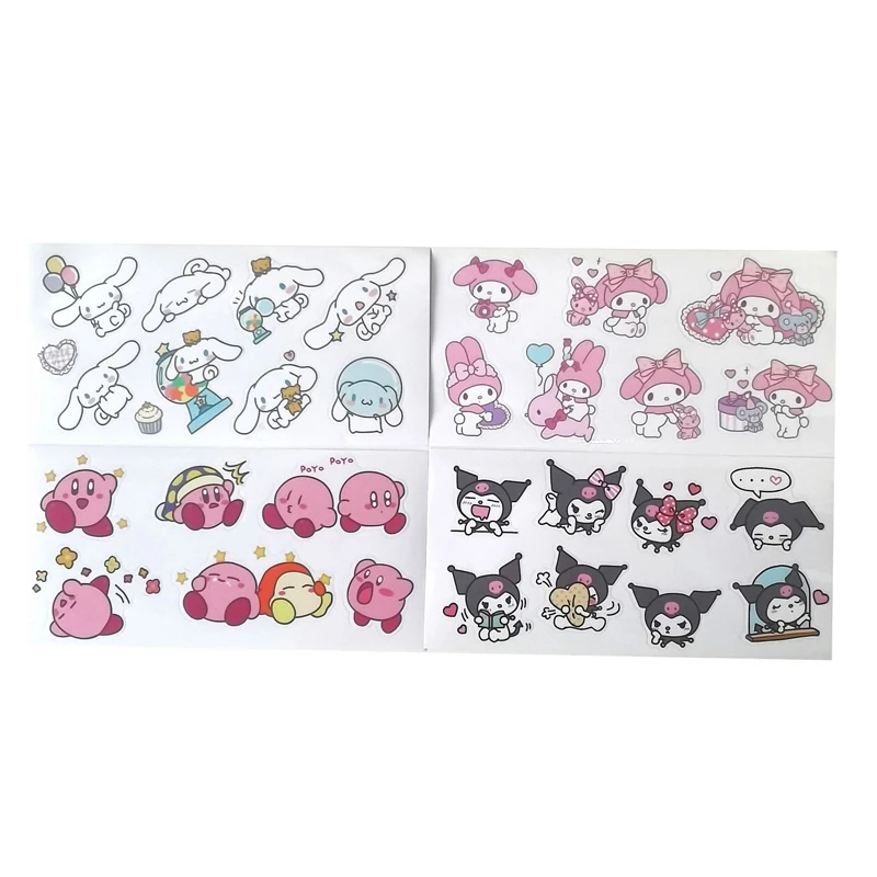 Mymelody Kuromi мультфильм водонепроницаемый ПВХ стикер милая девушка сердце аккаунт декоративная наклейка IPad чашка воды декоративная наклейка
Mymelody Kuromi мультфильм водонепроницаемый ПВХ стикер милая девушка сердце аккаунт декоративная наклейка IPad чашка воды декоративная наклейка