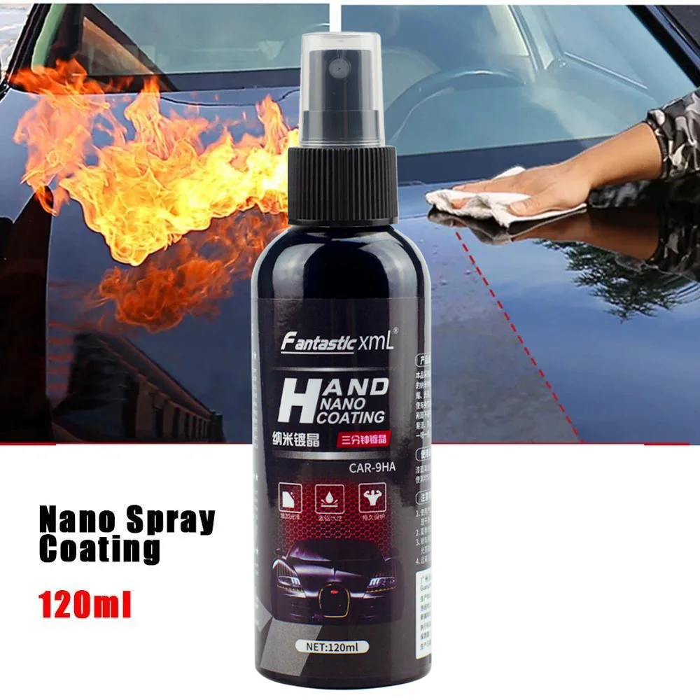 120ML Car Polish Car Paint Care Super Hydrophobic Liquid Spray Anti-fouling Scratch Reduction Nano-Plating Spray Car Beauty Care
120ML Car Polish Car Paint Care Super Hydrophobic Liquid Spray Anti-fouling Scratch Reduction Nano-Plating Spray Car Beauty Care