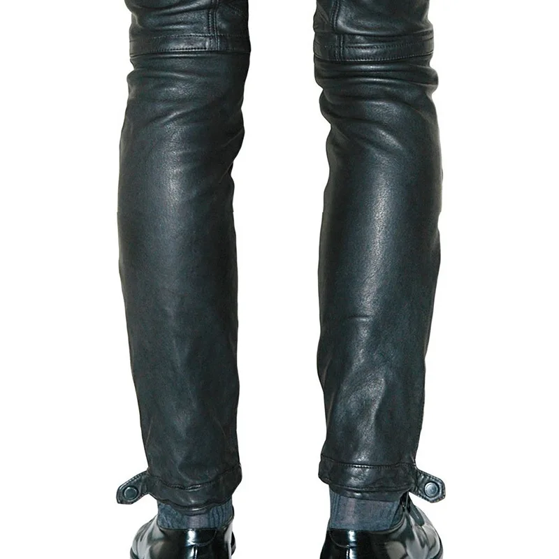 Men Motorcycle Biker PU Leather Pants Street Punk Style Slim Pleated Black Pencil Pants Autumn Winter Warm Casual Trousers
Men Motorcycle Biker PU Leather Pants Street Punk Style Slim Pleated Black Pencil Pants Autumn Winter Warm Casual Trousers