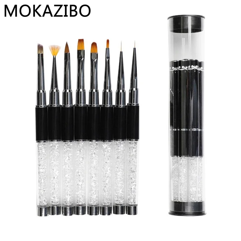 8pcs Nail Art Uv Gel Brush Set Pen Nail Art Builder Flat Crystal Painting Drawing Carving Pen Manicure Drawing Set Tool#ZYNWY-58
8pcs Nail Art Uv Gel Brush Set Pen Nail Art Builder Flat Crystal Painting Drawing Carving Pen Manicure Drawing Set Tool#ZYNWY-58