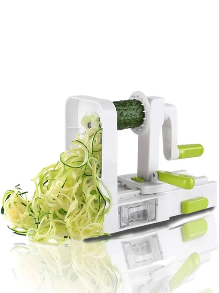 Spiral Vegetable Slicer 4 Blade Kitchen Zucchini Potato Spaghetti Maker Blades Cutter Home Multipurpose Vegetable Fruits Tool
Spiral Vegetable Slicer 4 Blade Kitchen Zucchini Potato Spaghetti Maker Blades Cutter Home Multipurpose Vegetable Fruits Tool