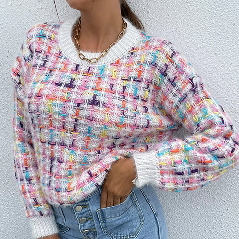 Sweater Women Autumn Winter Knitted Women Sweaters Loose Pullover Knitted Sweaters Knit Sweater Tops Warm Pull Femme Jumper
Sweater Women Autumn Winter Knitted Women Sweaters Loose Pullover Knitted Sweaters Knit Sweater Tops Warm Pull Femme Jumper