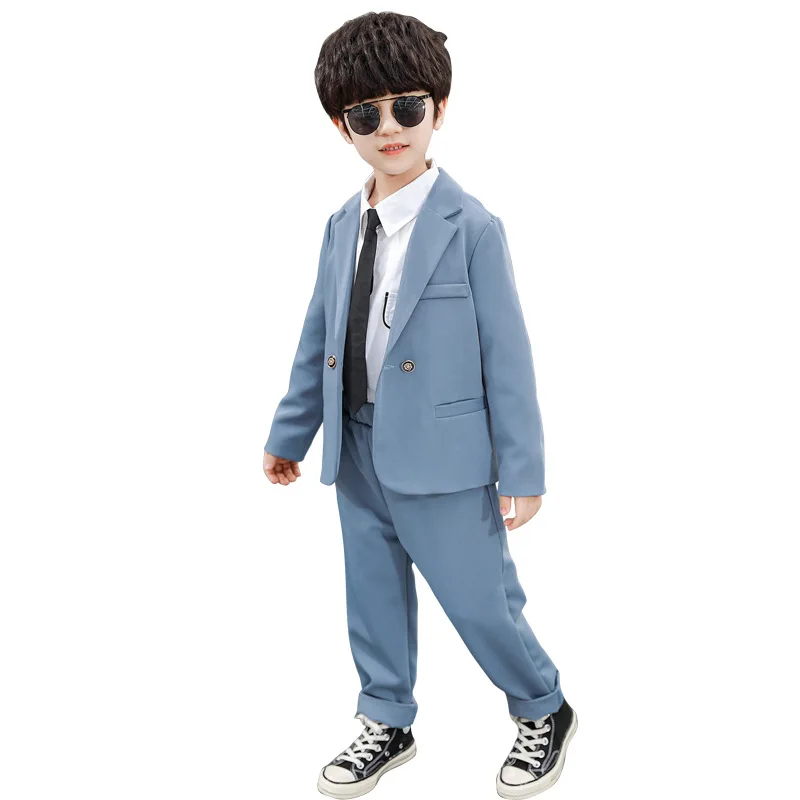 Formal Spring Autumn Boys Clothing SuitsCoat+ Pants+ Blouse 3pcs/Set Kids Jacket Tops Teenager Sport Costume Outfits Tracksuit
Formal Spring Autumn Boys Clothing SuitsCoat+ Pants+ Blouse 3pcs/Set Kids Jacket Tops Teenager Sport Costume Outfits Tracksuit